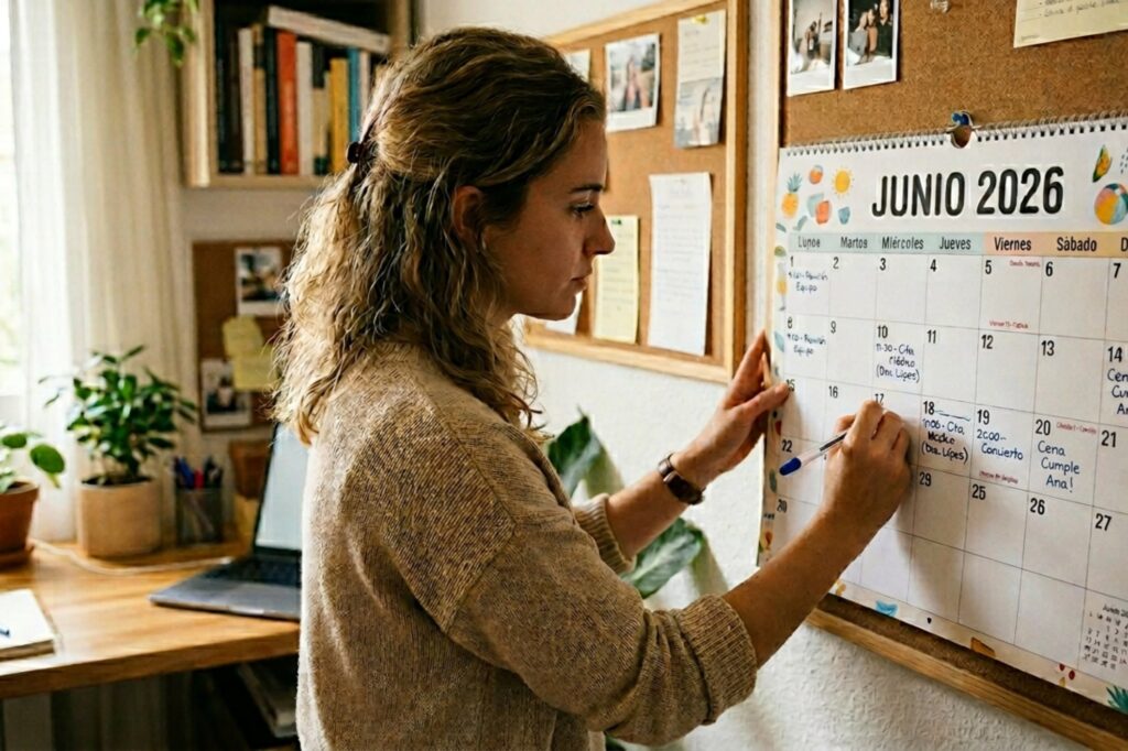 El calendario de junio 2026 para imprimir
